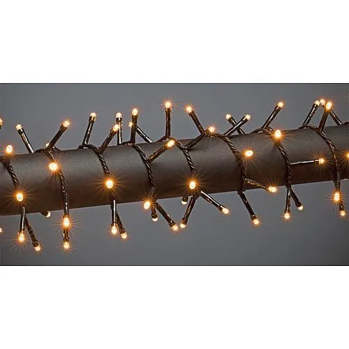 Micro LED Lichterkette 'Cluster' 200 bernst. LED 3875-800