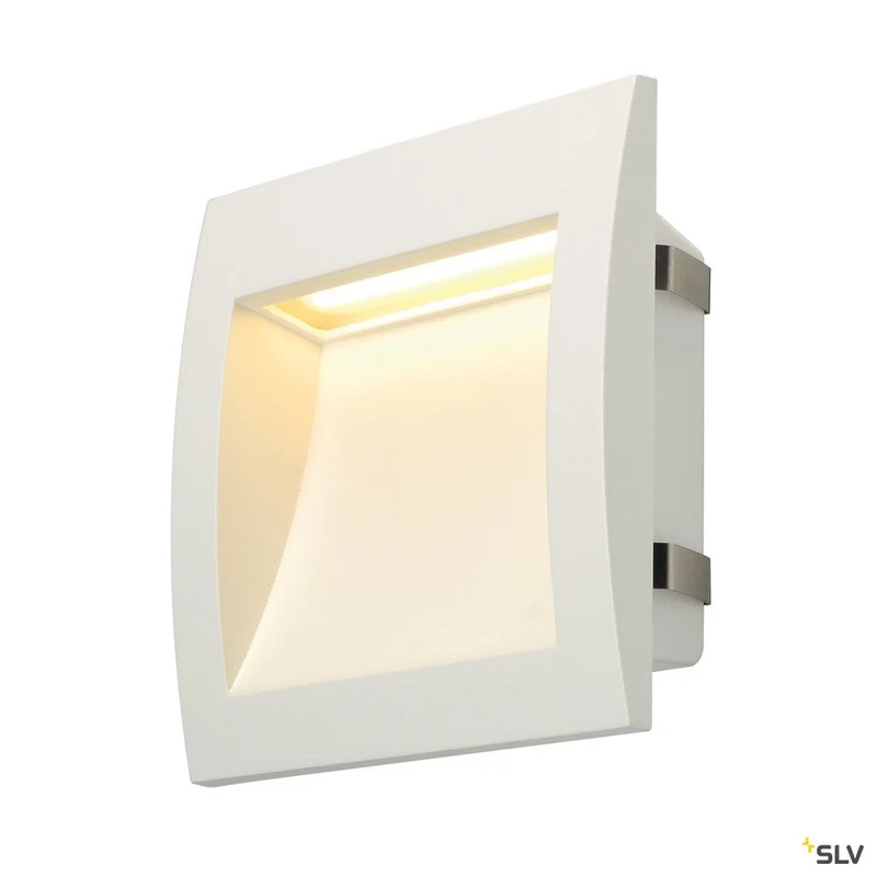 SLV DOWNUNDER OUT LED L Wand- einbauleuchte, weiss