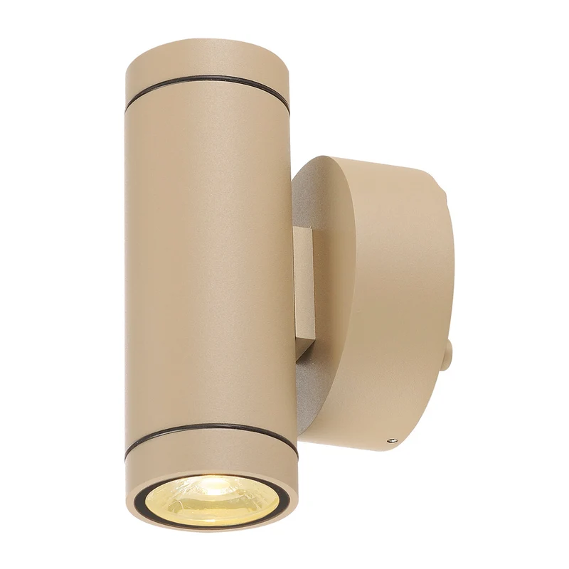 SLV GUNNSY WALL UP/DOWN Wandleuch- te, sandy beige, 2x6W LED, 3000K