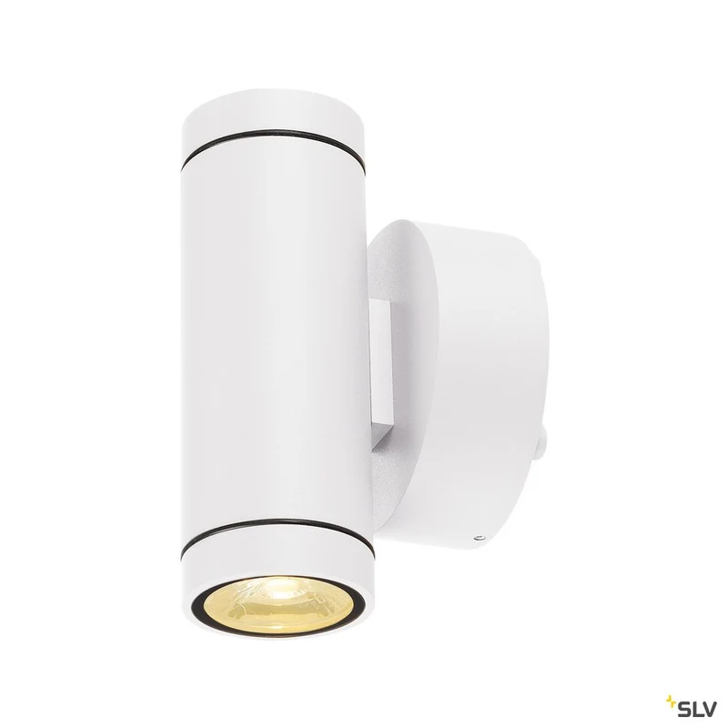 SLV GUNNSY WALL UP/DOWN Wandleuch- te, sandy white, 2x6W LED, 3000K