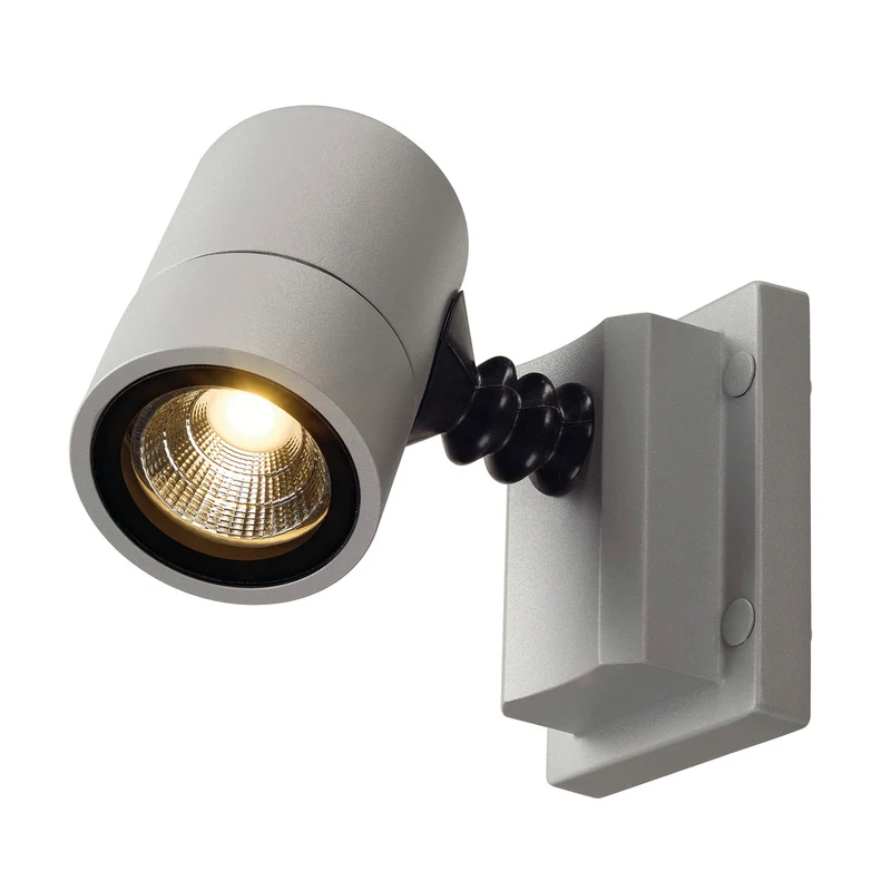 SLV MYRALED WALL, silbergrau, 5W, 3000K, IP55