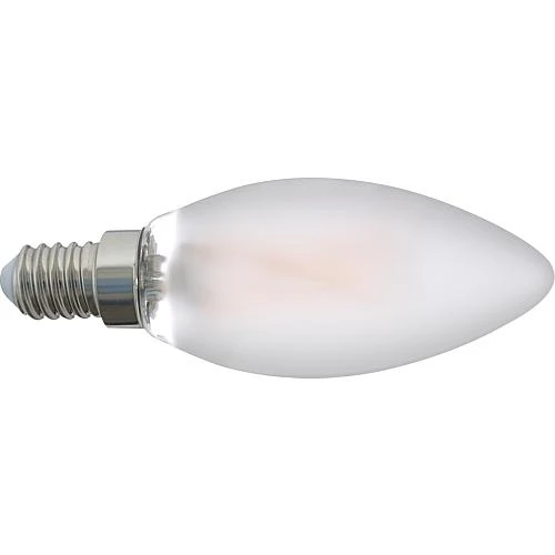 EGB Filament Kerzenlampe matt E14 6W 800lm 2700K