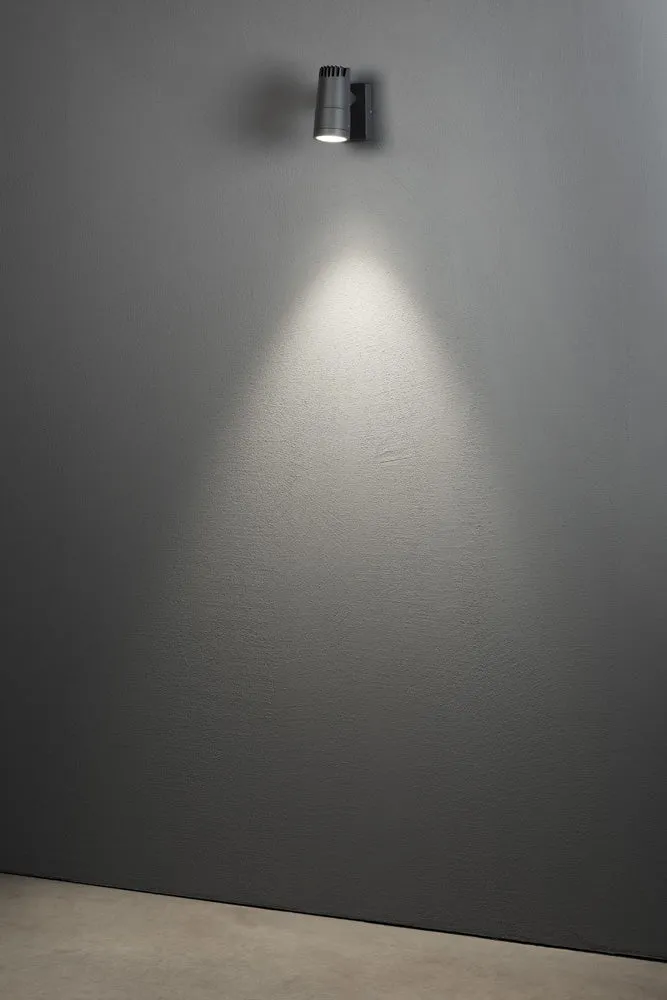 Konstsmide Andria Wandl. 9W High Power LED anthr. verstellb. Lichtaus.