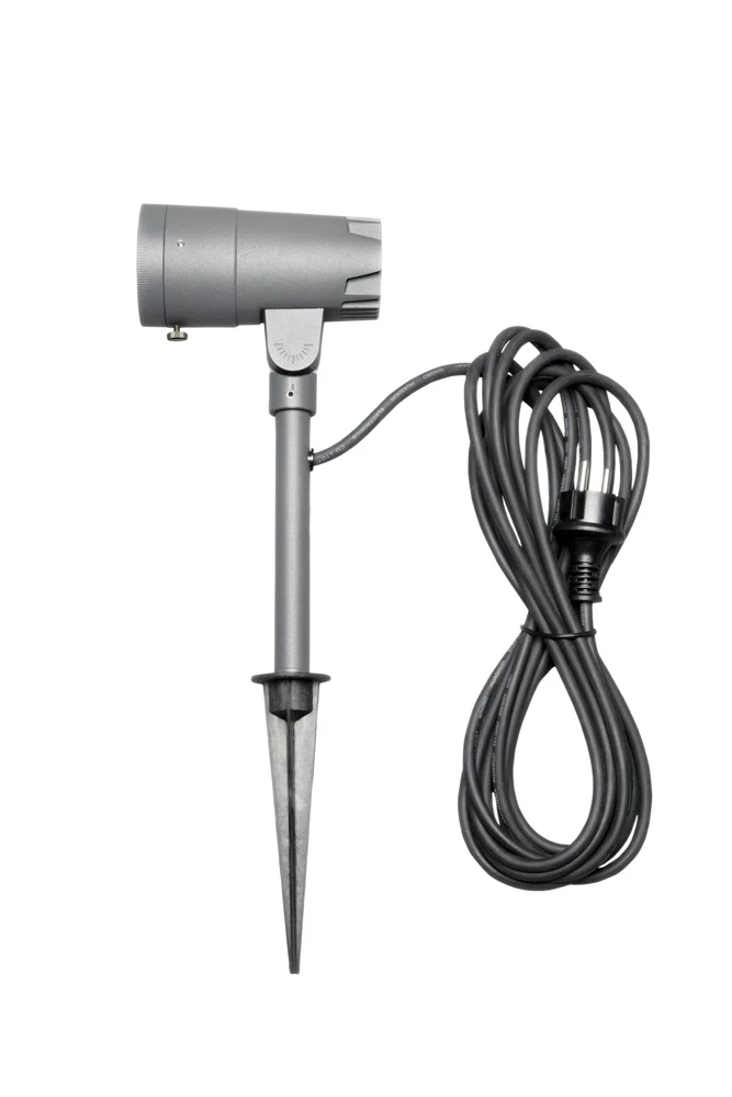 Konstsmide Andria Sockell. HPower LED 9W anthr. verstellb. Lichtaus.