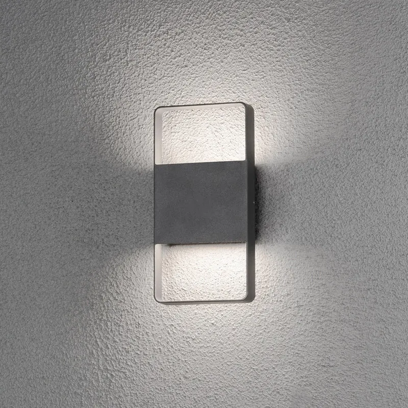 Konstsmide Matera Wandleuchte 2x6W LED anthrazit
