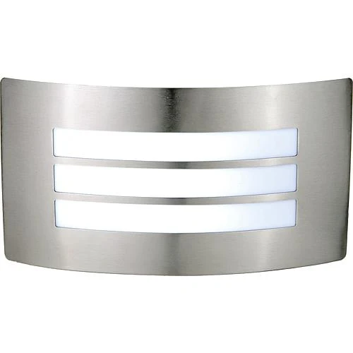 EGB Edelstahl-Wandleuchte IP44 1x E27 / max 40W