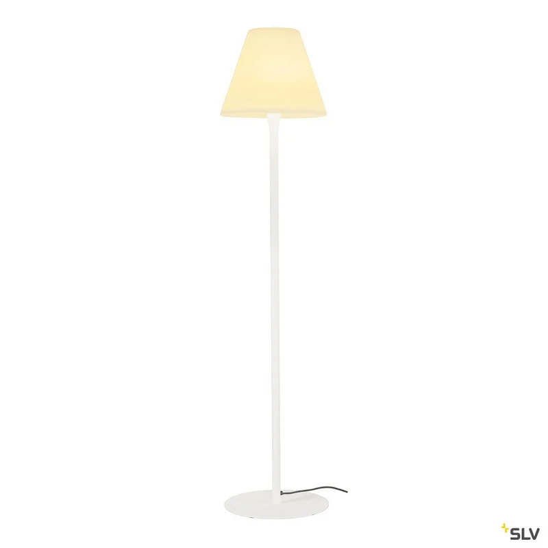 SLV ADEGAN Stehleuchte, weiss, E27 ESL, max. 24W, IP54