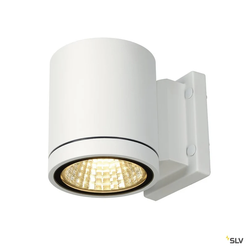 SLV ENOLA_C OUT WL Wandleuchte, rund, weiss, 9W LED, 3000K, 35°