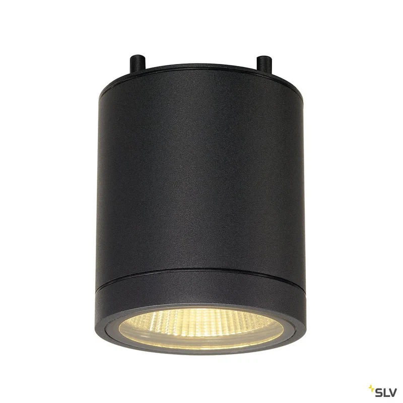 SLV ENOLA_C OUT CL Deckenleuchte, rund, anthrazit, 9W LED, 3000K, 35°