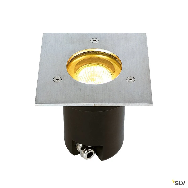SLV Bodeneinbaustrahler ADJUST GU10 eckig 304 35W IP67