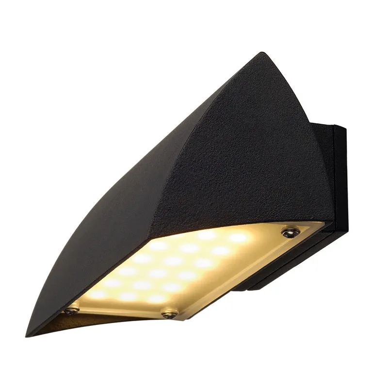 SLV NOVA LED WALL OUT Wandleuchte, schwarz, 7.9W, 3000K, IP44