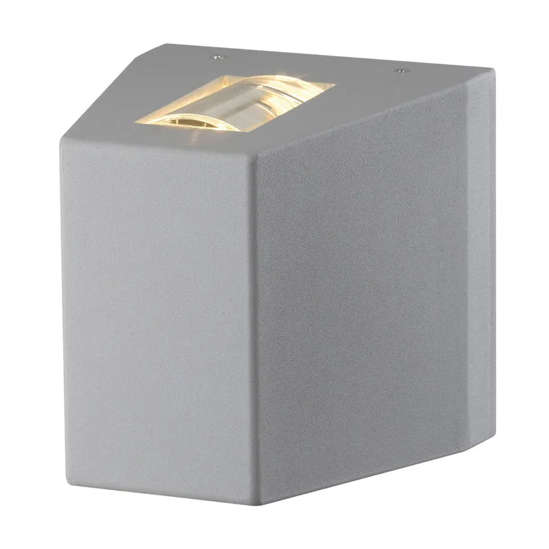 SLV OUT-BEAM R7s, Wandleuchte, silbergrau, max 150W, IP44