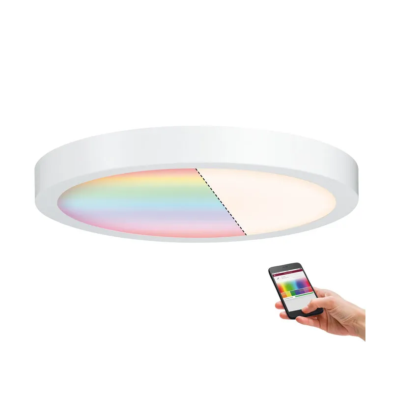 Paulmann WallCeiling Cesena ZB LEDPanel RGBW 400mm 22W Weiß matt 230V Metall
