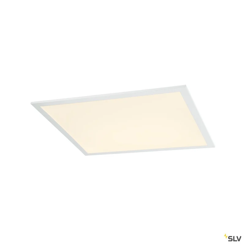 SLV LED PANEL 600x600 Indoor LED Deckeneinbauleuchte weiß 3000K UGR 19