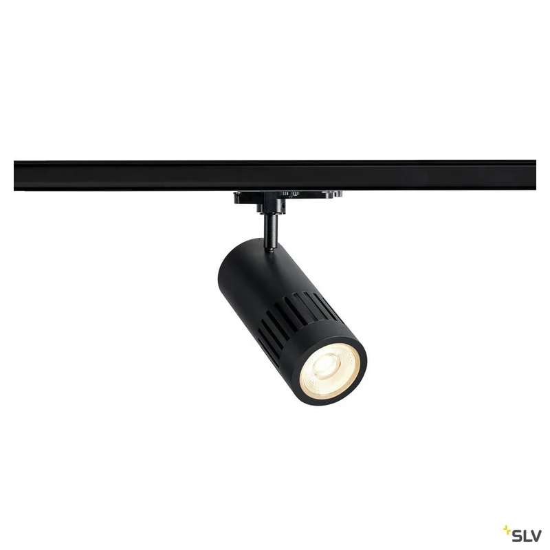 SLV 3~ STRUCTEC DALI 3 Phasen System Leuchte schwarz 4000K 36° inkl. 3 Phasen-Adapter