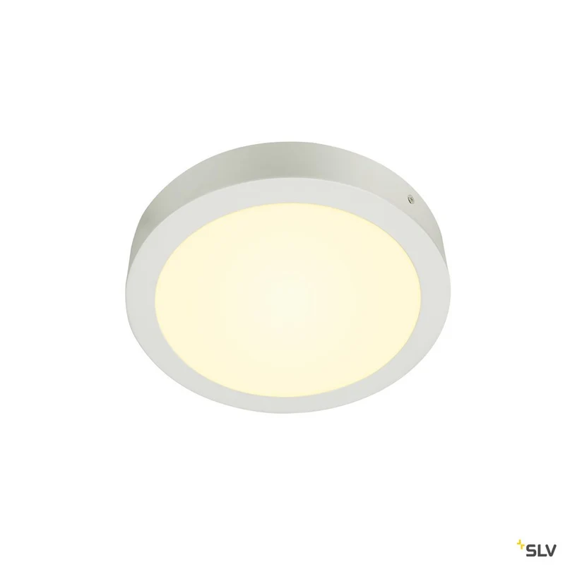 SLV SENSER 24 Indoor LED Deckenaufbauleuchte rund weiß