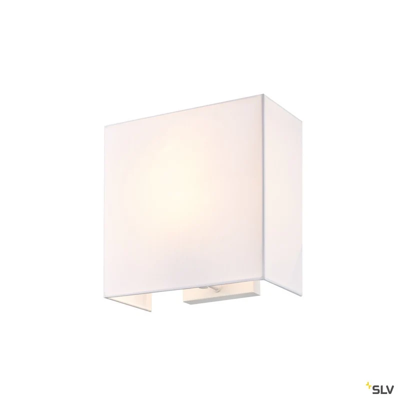 SLV ACCANTO SQUARE E27 Indoor Wandaufbauleuchte weiß