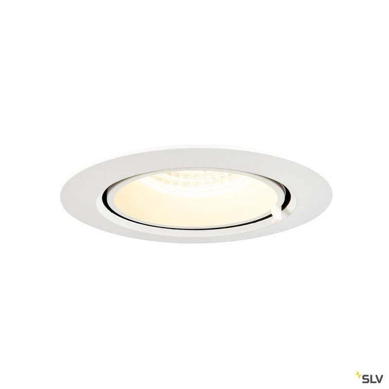 SLV GIMBLE IN 100 Indoor LED Deckeneinbauleuchte weiß 4000K