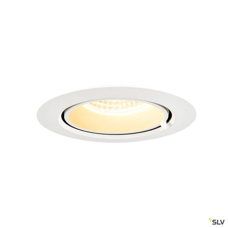 SLV GIMBLE IN 100 Indoor LED Deckeneinbauleuchte weiß 3000K