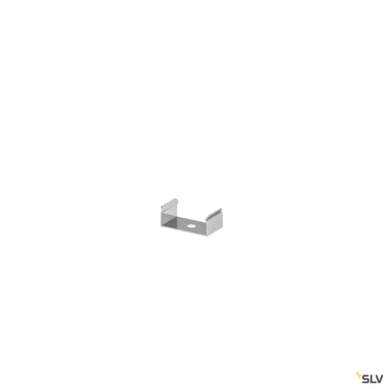 SLV GRAZIA 10 LED Aufbauprofil gerillt, Montageclip sichtbar, 2 Stk.