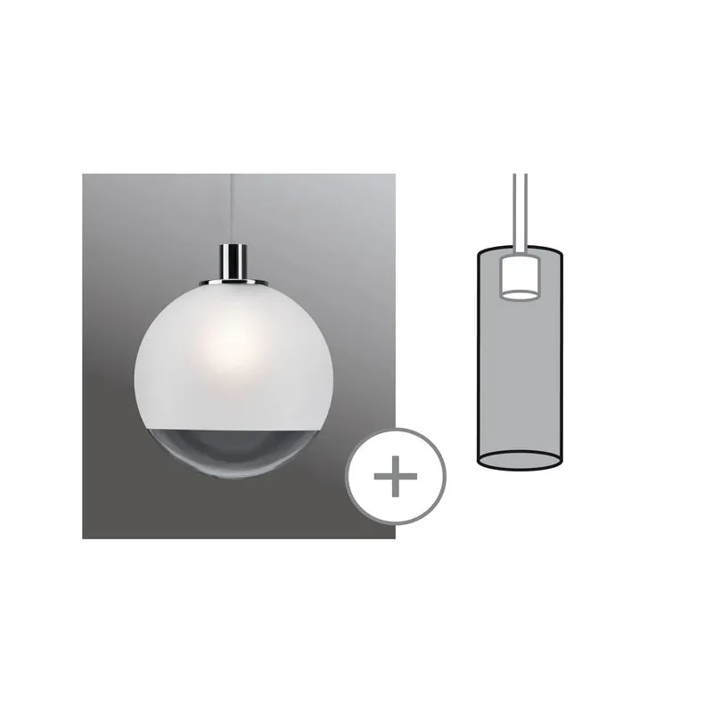 Paulmann URail 2Easy Glas Alari max.20W Satin/Klar Glas 300mm