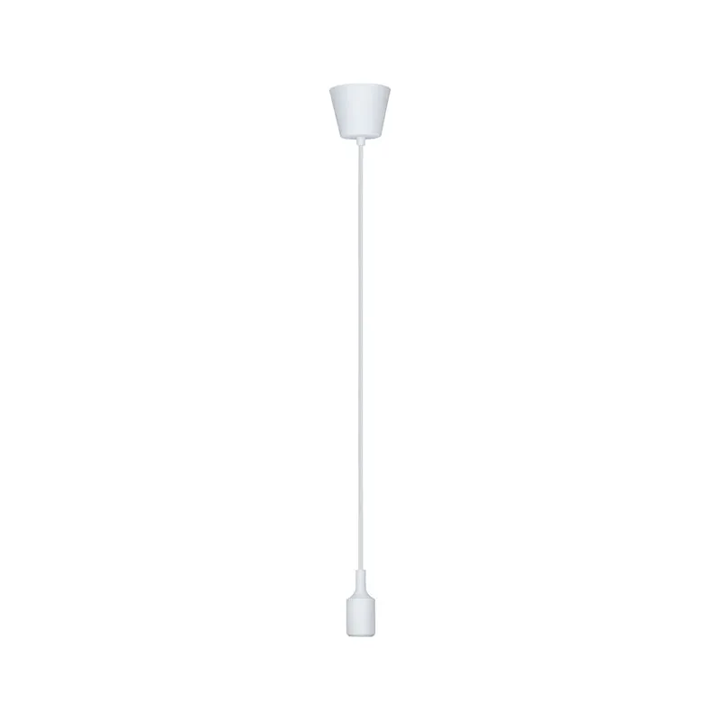 Paulmann Pendel E27 2m Stoffkabel max1x20W Ws Sil