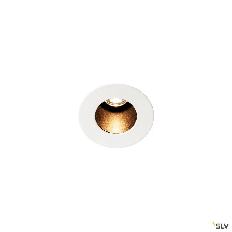 SLV TRITON MINI LED Deckeneinbauleuchte, schwarz/weiss, 3000K, 12°