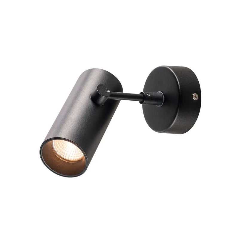 SLV REVILO LED Wand- und Deckenleuchte, schwarz, 2700K, 15°