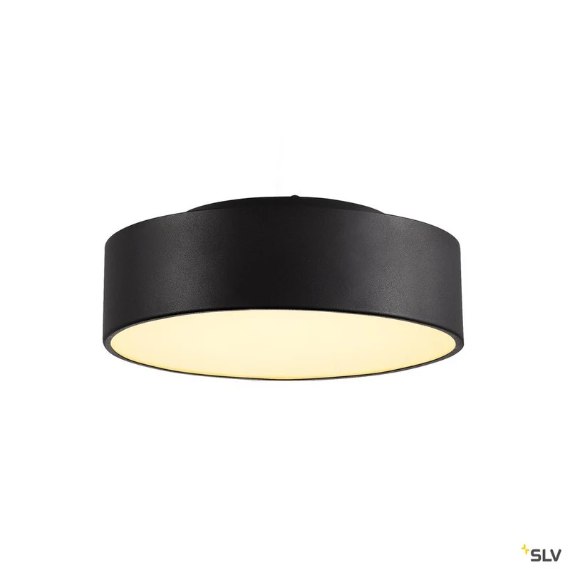 SLV MEDO 30 LED, Deckenleuchte, schwarz, 1-10V, 3000K