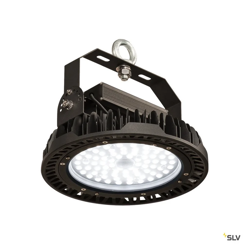SLV PARA FLAC LED Pendelleuchte, schwarz, 100W 4000K, IP65