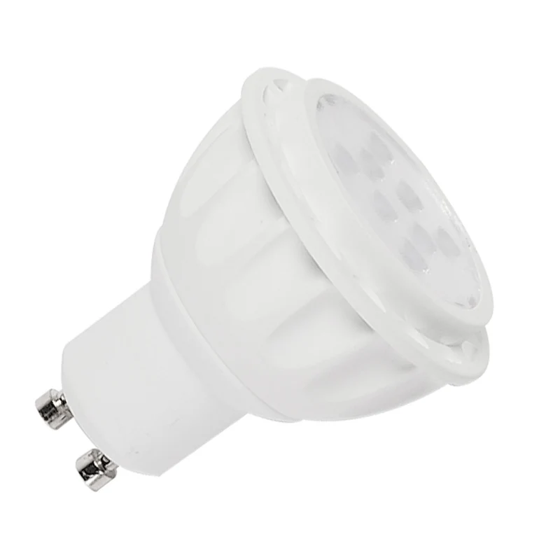 SLV LED GU10 Leuchtmittel, 7W, SMD LED, 3000K, 36°, dimmbar, weiss
