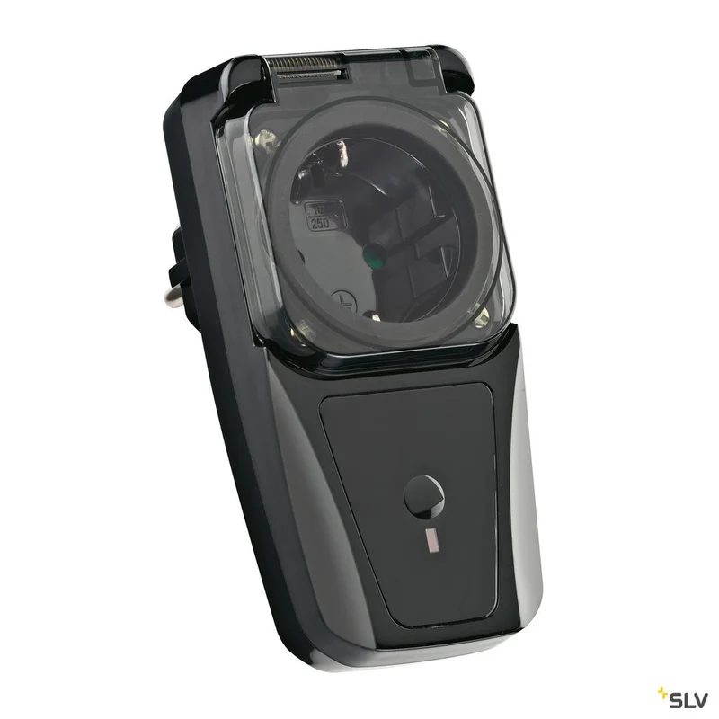 SLV Funksteckdose Outdoor, IP44, max. 3500 Watt