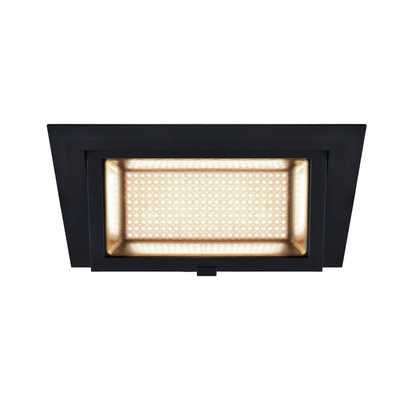 SLV ALAMEA LED Deckeneinbauleuchte, schwarz, 3000K, 35W