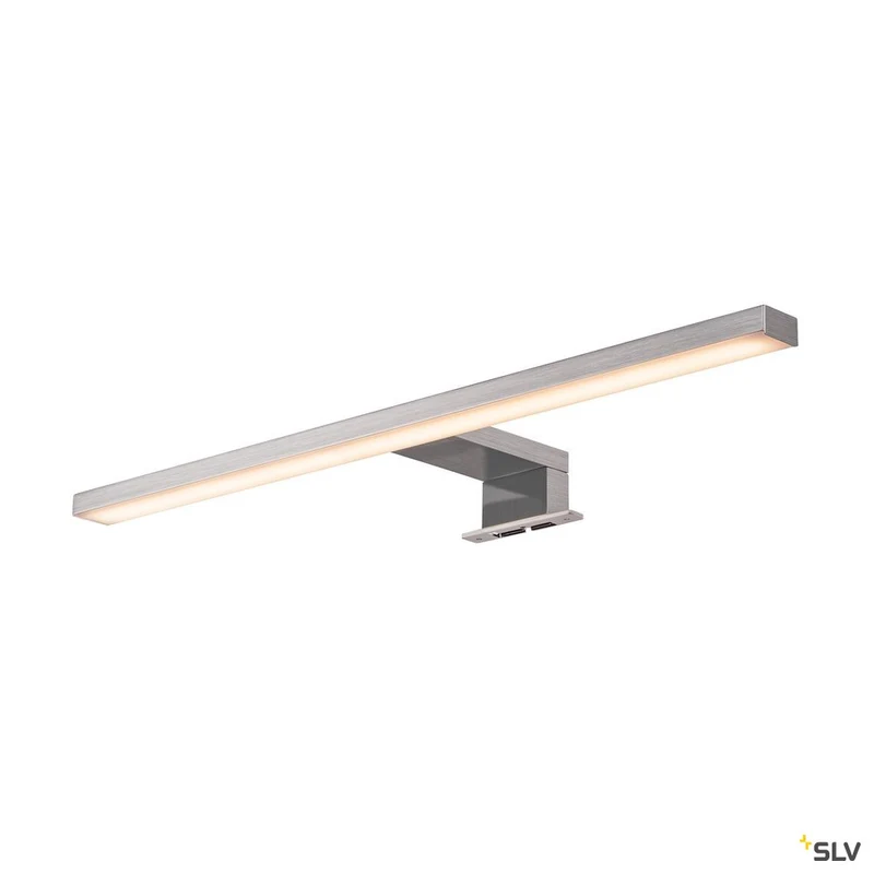 SLV DORISA LED Spiegelleuchte, lang, metal gebürstet, 4000K, IP44