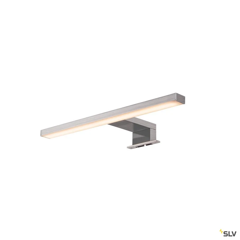SLV DORISA LED Spiegelleuchte, kurz, metal gebürstet, 4000K, IP44