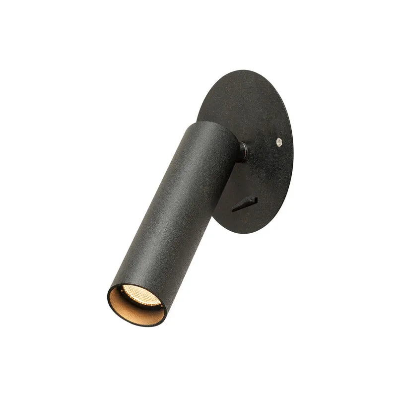 SLV KARPO LED Wand- und Deckeneinbauleuchte, inkl. Schalter, 3000K, 80°, schwarz