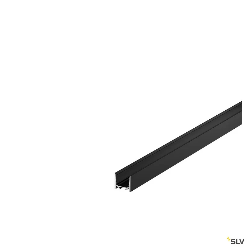 SLV GRAZIA 20 LED Aufbauprofil, standard, glatt, 2m, schwarz