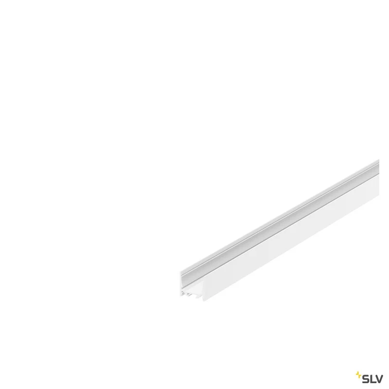 SLV GRAZIA 20 LED Aufbauprofil, standard, glatt, 1m, weiss
