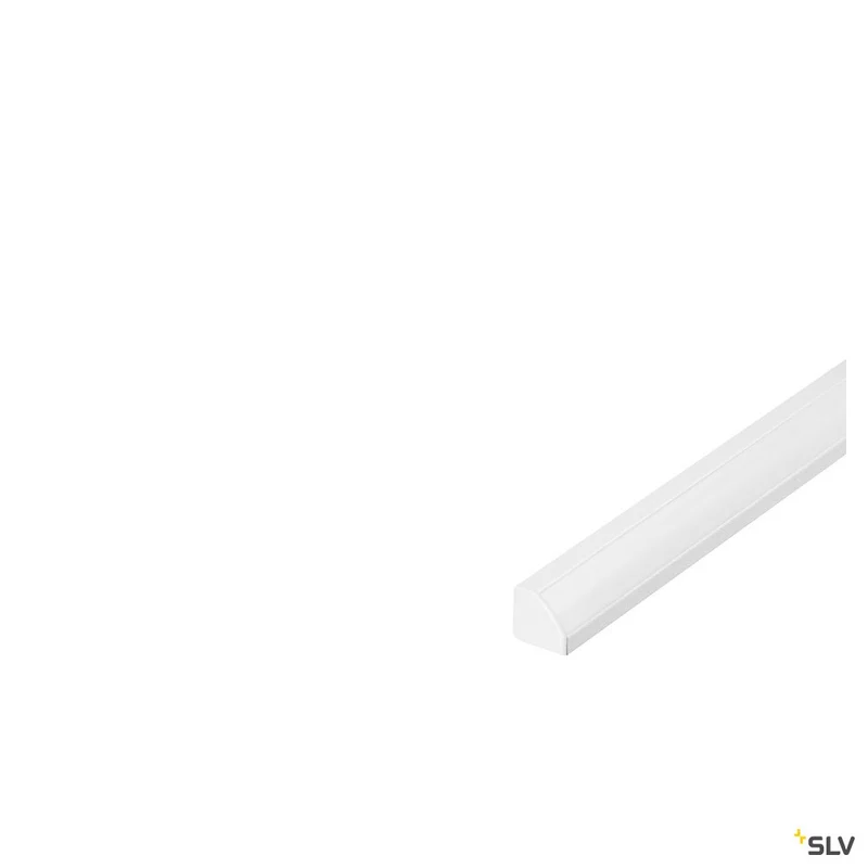 SLV GLENOS Eck-Profil 2720-200, mattweiss, 2m