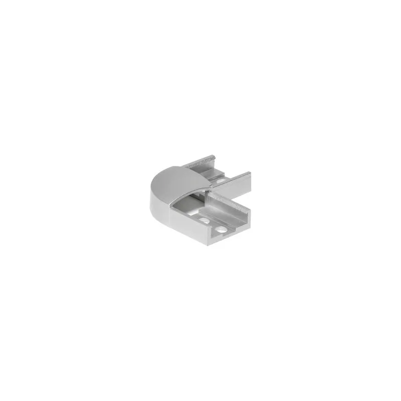 SLV GLENOS 90° Verbinder für Linear-Profil 1809, silber, 2 Stück