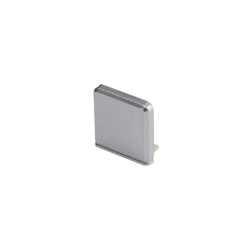 SLV GLENOS Endkappe für Profi- Profil 2609 SQUARE, silber, 2 Stück