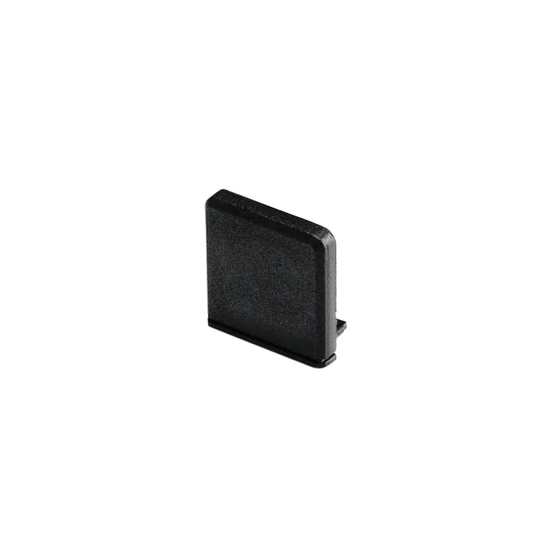 SLV GLENOS Endkappe für Profi- Profil 2609 SQUARE, mattschwarz, 2 Stück