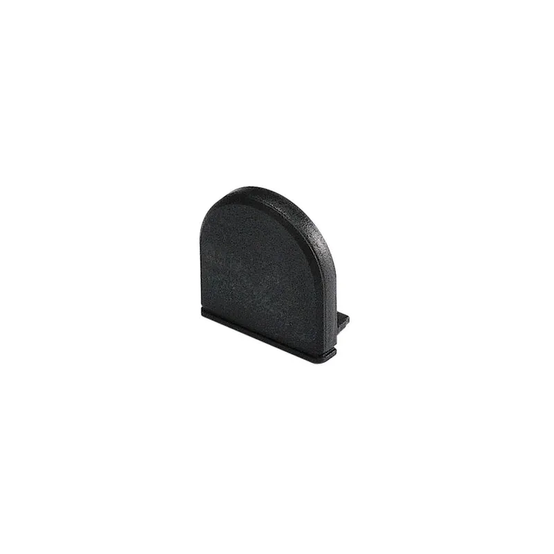 SLV GLENOS Endkappe für Profi- Profil 2609 CURVED, mattschwarz, 2 Stück