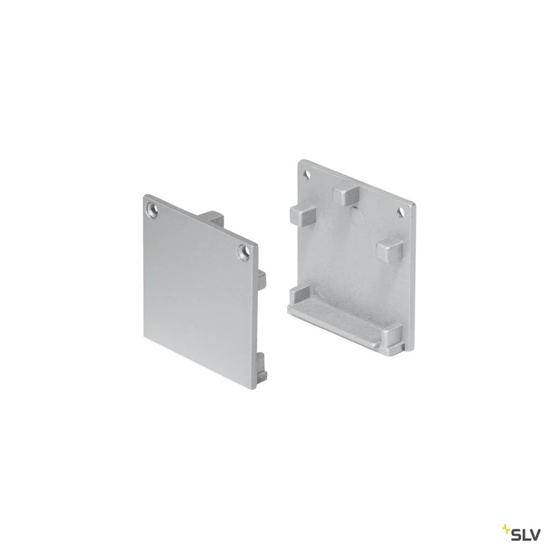 SLV GLENOS Endkappen Profi-Profil 3030, silber, 2 Stück