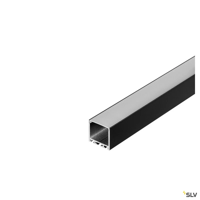 SLV GLENOS Profi-Profil 3030-300, mattschwarz, 3m