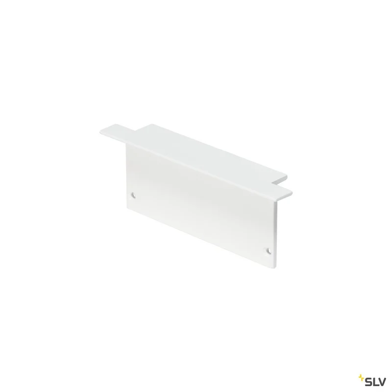 SLV GLENOS Endkappe für Profi- Einbau-Profil 8830, mattweiss, 2 Stück
