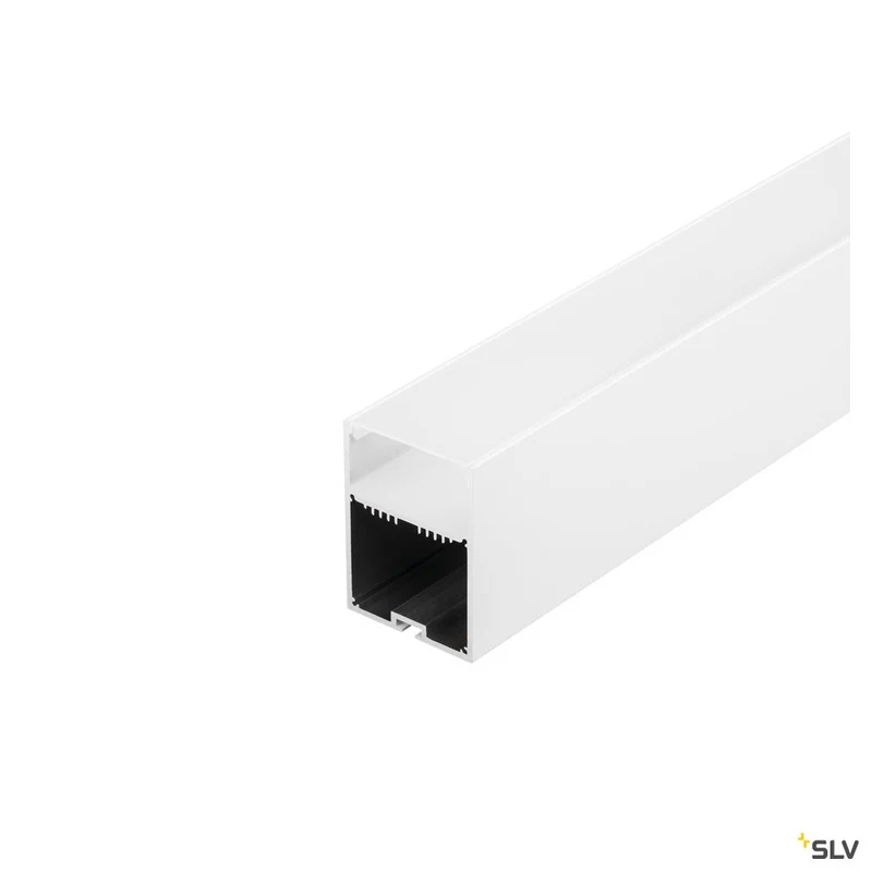 SLV GLENOS Profi-Profil 4970-200, mit Cover, mattweiss, 2m