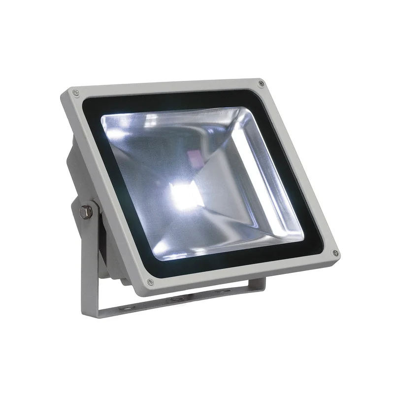 SLV LED OUTDOOR BEAM, silbergrau, 50W, weiss, 100°, IP65