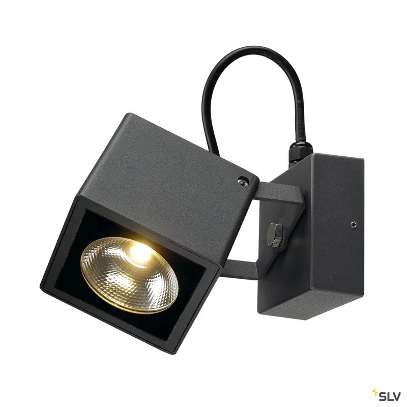 SLV BIG NAUTILUS SQUARE LED Wand- leuchte, eckig, anthrazit