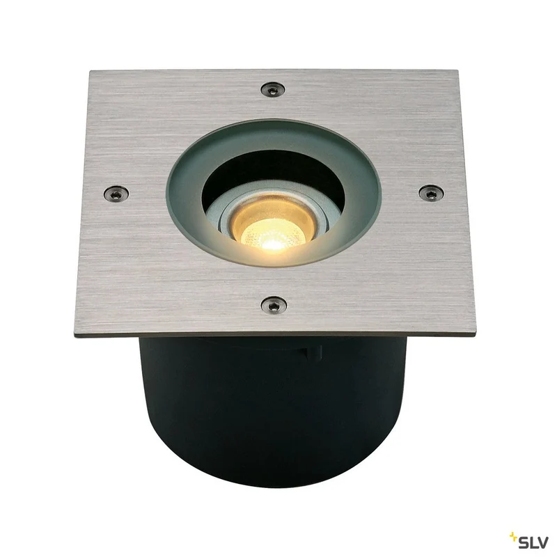 SLV WETSY LED 300 Einbauleuchte, eckig, Edelstahl 316